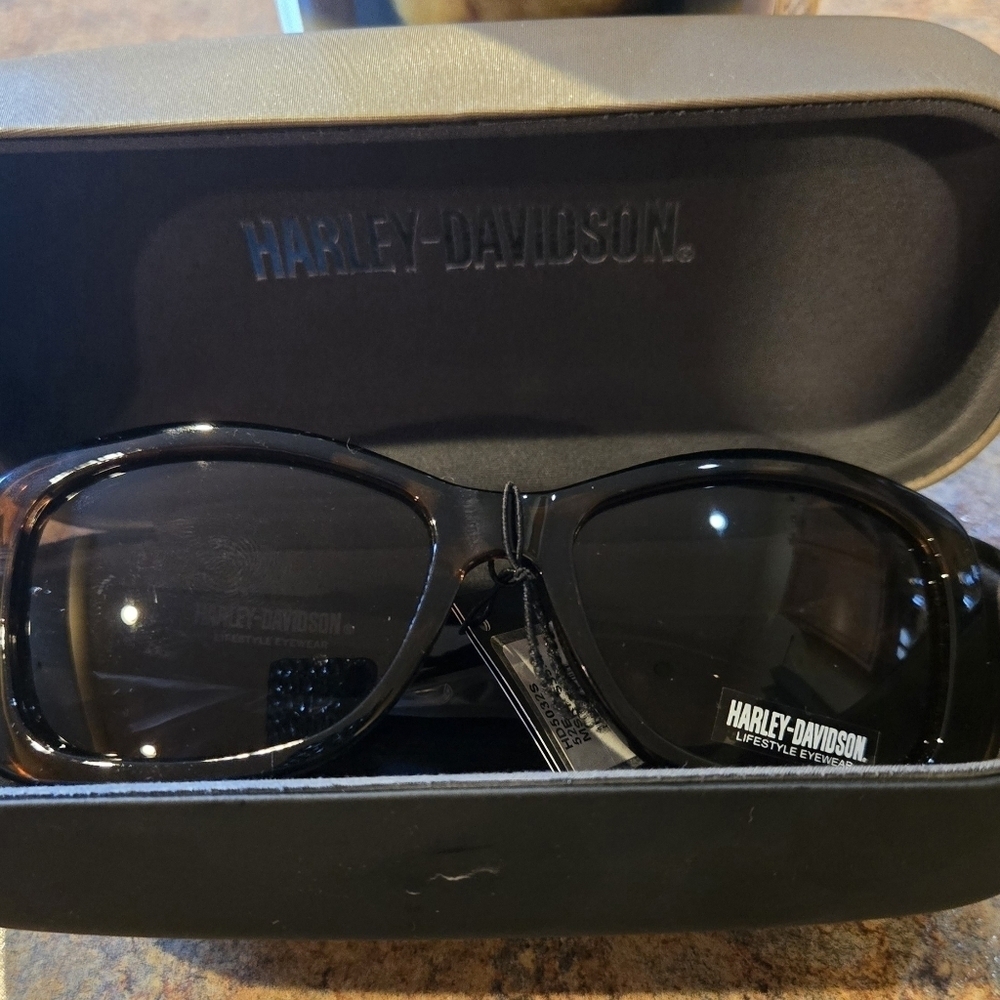 HARLEY-DAVIDSON HD 5032S 52E TORTOISE / GOLD DESIGNER SHINY ARMS HOT SUNGLASSES - Picture 8 of 10